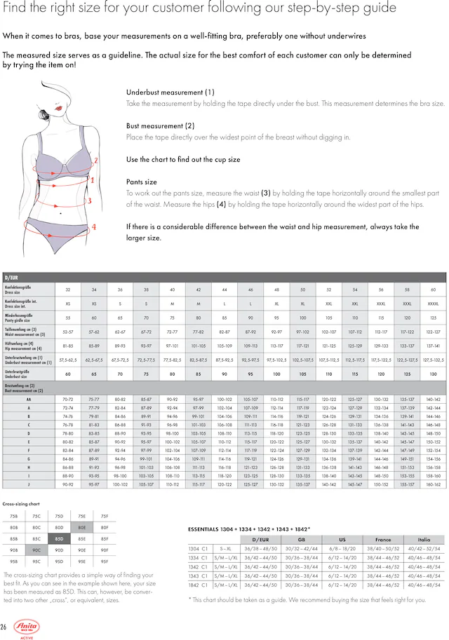 Anita Active Sport-BH »performance wireX« nahtlose Cups, extrem flache Nähte, 3/4 Bügel, atmungsaktiv