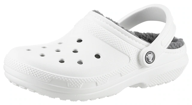 Crocs Hausschuh »Classic Lined Clog« Gartenclog, Schlappen, Clog, mit kuscheligem Fellimitat