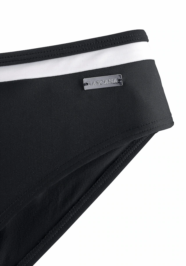 LASCANA Bügel-Bandeau-Bikini mit Kontrastdetails