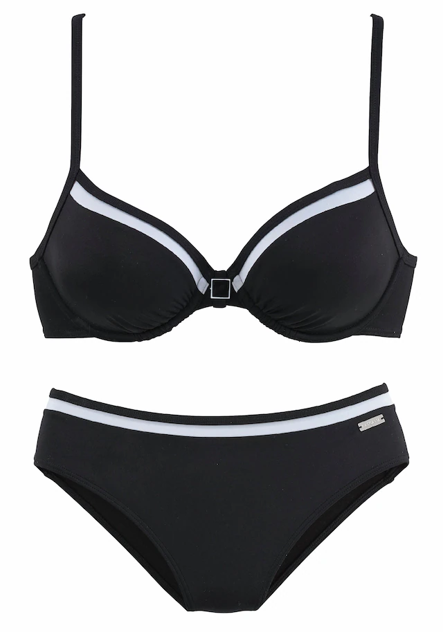 LASCANA Bügel-Bikini mit Kontrastdetails