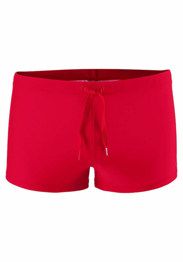 Bench. Boxer-Badehose mit Logodruck