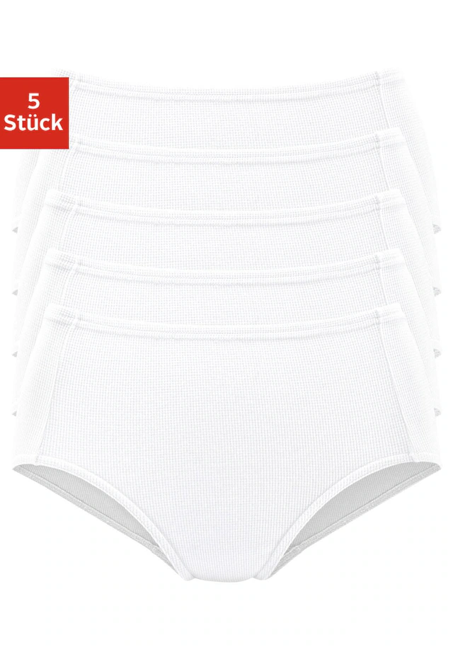petite fleur by Lascana Taillenslip 5er-Pack, aus weicher Pikee-Qualität