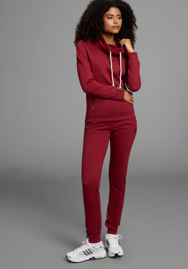 Ocean Sportswear Jogginganzug »Essentials Joggingsuit« Set, 2 Stk. mit Lederimitat-Details