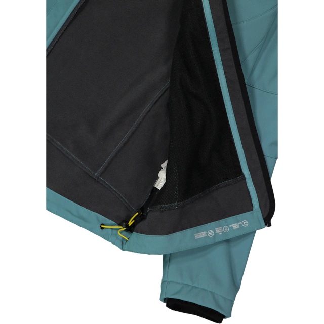 CMP Softshelljacke mit Kapuze mit hochschließendem Kragen, 3-lagig, wasserabweisend, winddicht