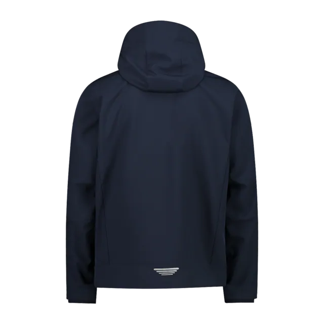 CMP Softshelljacke mit Kapuze mit hochschließendem Kragen, 3-lagig, wasserabweisend, winddicht