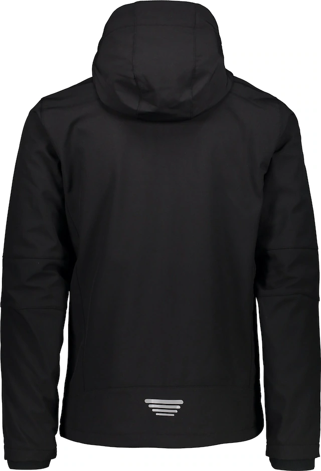 CMP Softshelljacke mit Kapuze mit hochschließendem Kragen, 3-lagig, wasserabweisend, winddicht