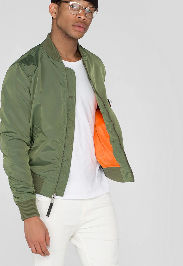Alpha Industries Bomberjacke »MA-1 TT« Kunstfaser, slim fit