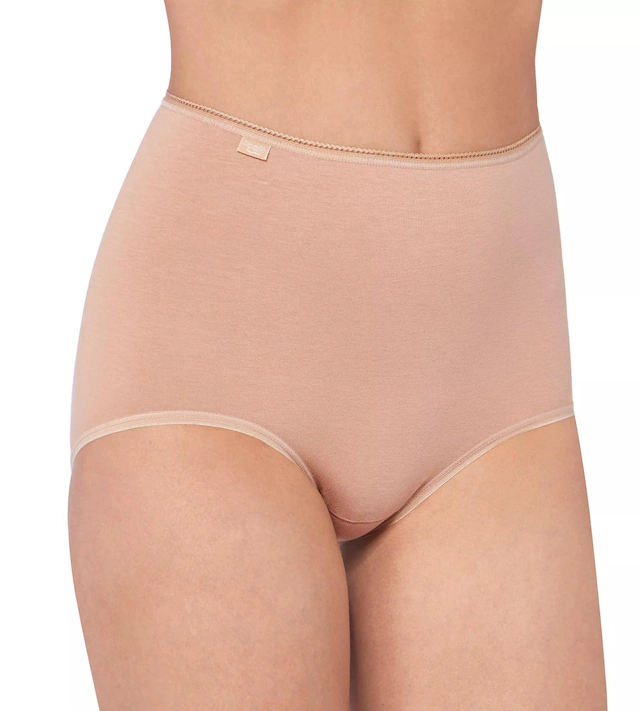 sloggi Maxislip »24/7 Cotton« höher geschnittene Passform, elastisch, Spitze, blickdicht, weich