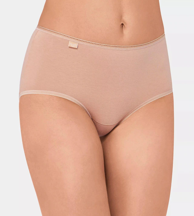 sloggi Midislip »24/7 Cotton« Spitze, blickdicht, weiche Baumwollmischung