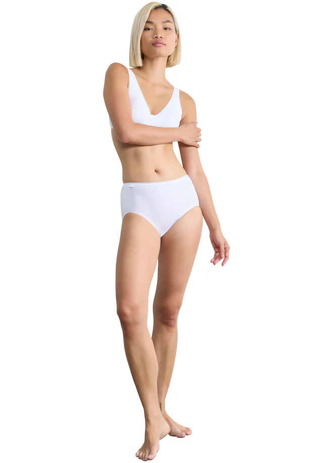 sloggi Midislip »24/7 Cotton« Spitze, blickdicht, weiche Baumwollmischung