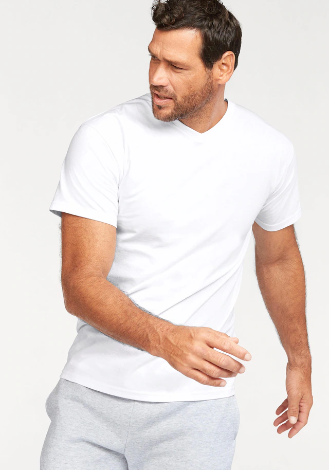 Fruit of the Loom T-Shirt Packung, 2 Stk. mit V-Ausschnitt