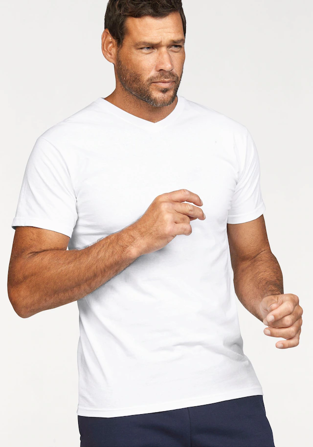 Fruit of the Loom T-Shirt Packung, 2 Stk. mit V-Ausschnitt
