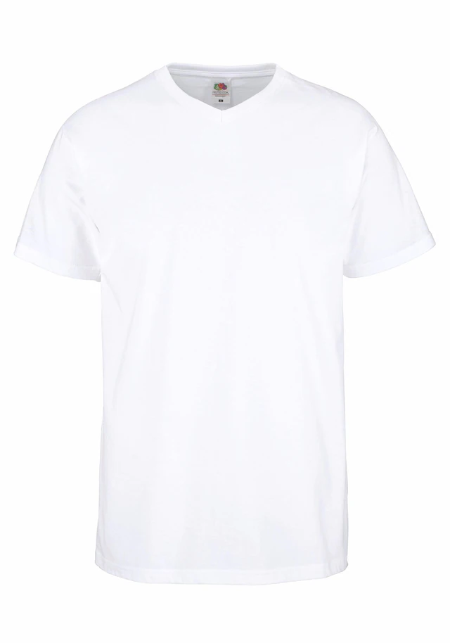 Fruit of the Loom T-Shirt Packung, 2 Stk. mit V-Ausschnitt