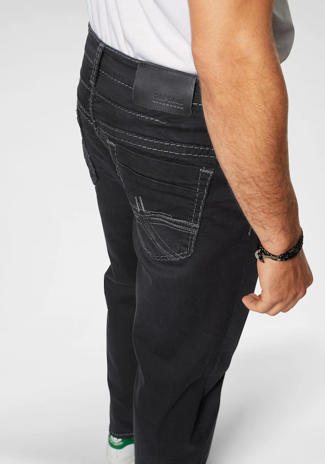 CAMP DAVID Loose-fit-Jeans »CO:NO« mit markanten Nähten und Stretch