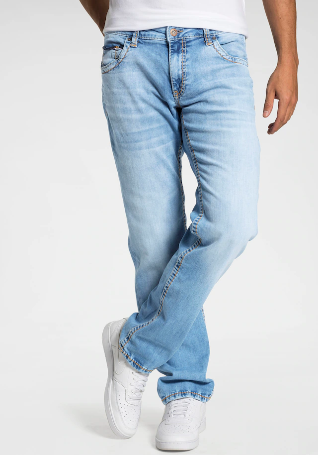 CAMP DAVID Loose-fit-Jeans »CO:NO« mit markanten Nähten und Stretch