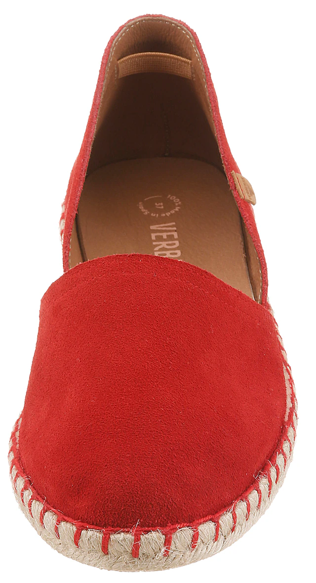 VERBENAS Espadrille »CARMEN SERRAJE« Sommerschuh, Schlappen mit Jute-Rahmen