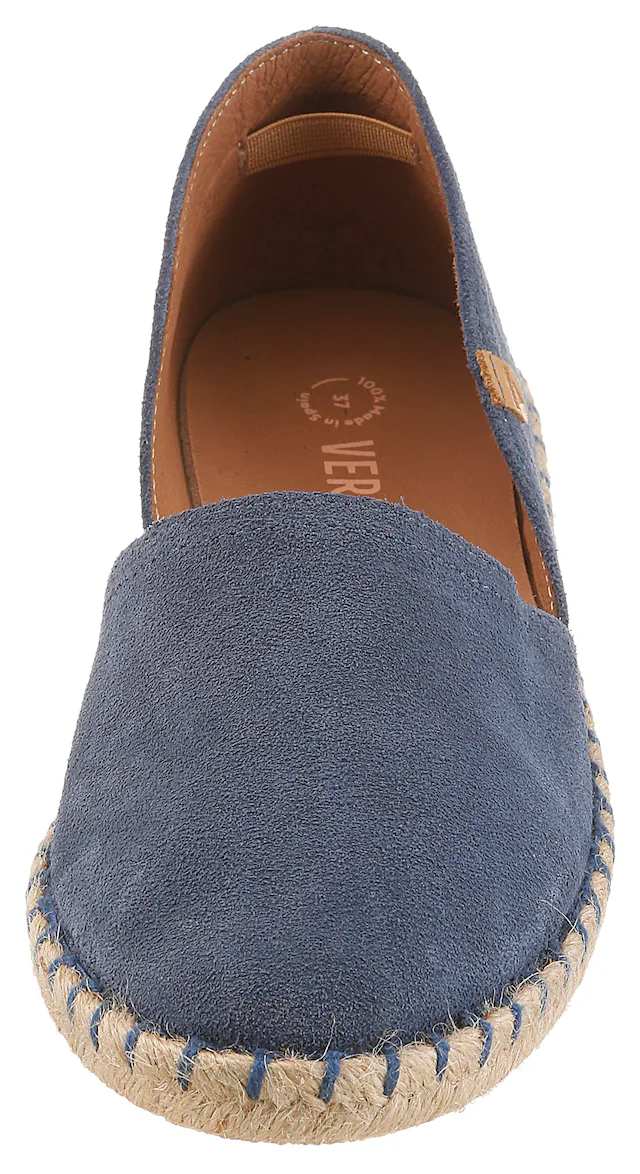 VERBENAS Espadrille »CARMEN SERRAJE« Sommerschuh, Schlappen mit Jute-Rahmen