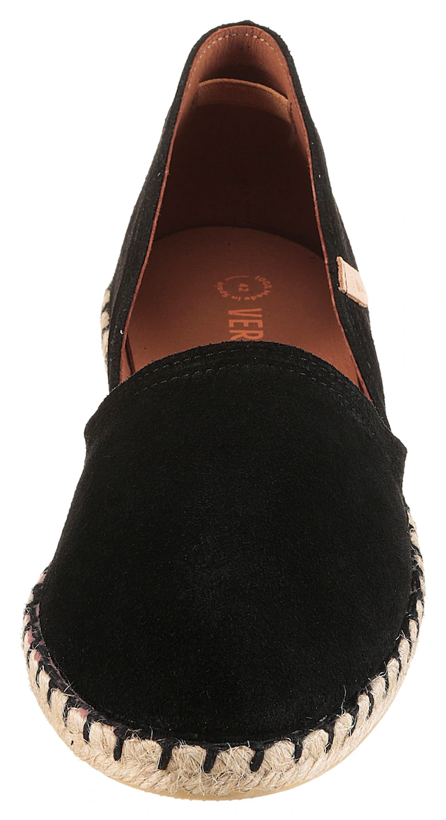 VERBENAS Espadrille »CARMEN SERRAJE« Sommerschuh, Schlappen mit Jute-Rahmen