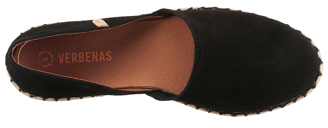 VERBENAS Espadrille »CARMEN SERRAJE« Sommerschuh, Schlappen mit Jute-Rahmen