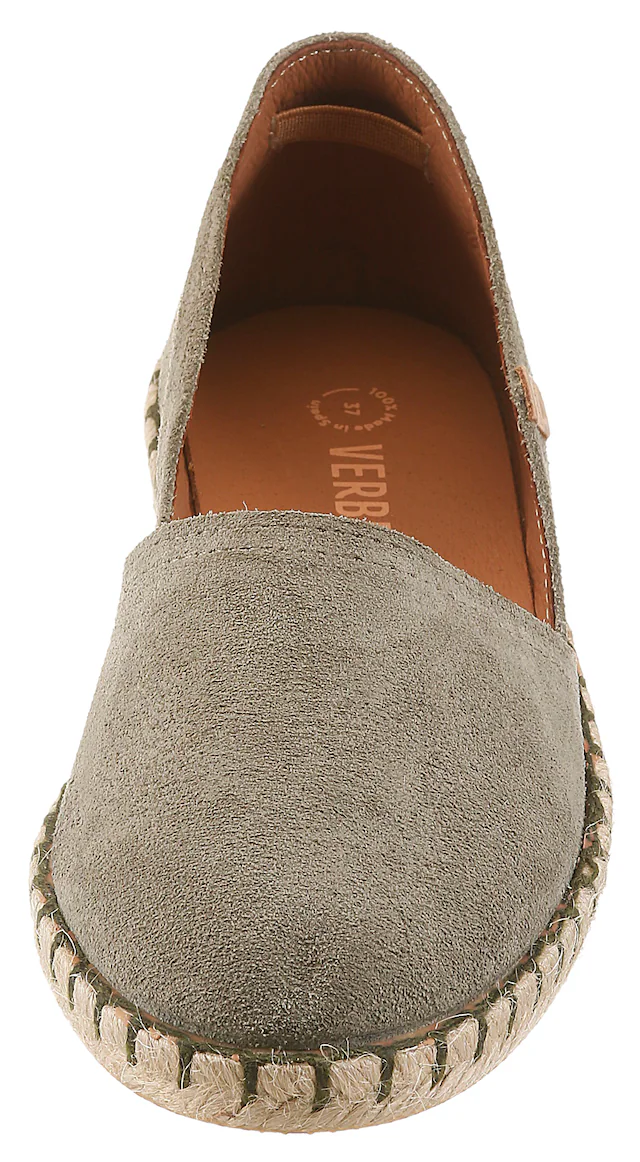 VERBENAS Espadrille »CARMEN SERRAJE« Sommerschuh, Schlappen mit Jute-Rahmen
