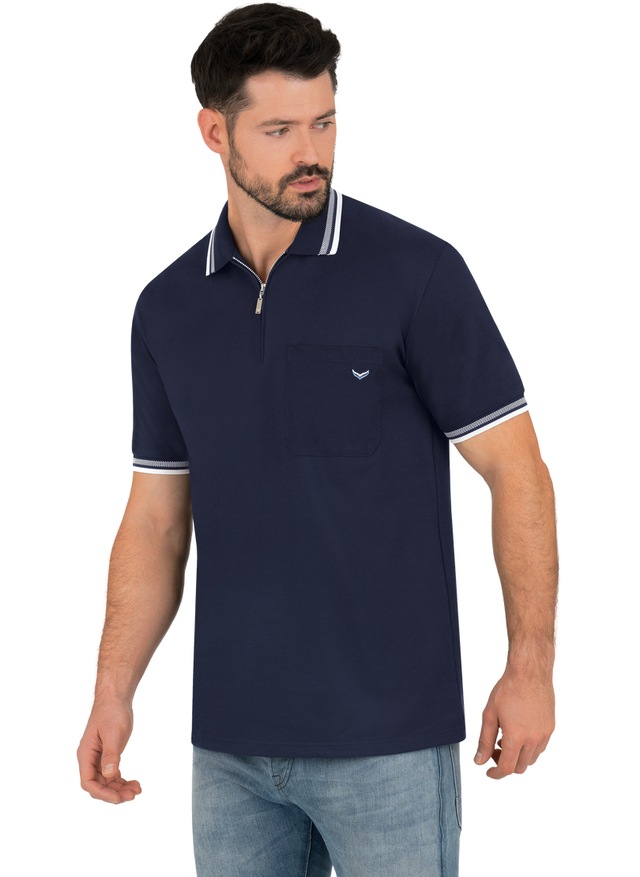 Trigema Poloshirt »TRIGEMA Poloshirt mit Reißverschluss« 1 Stk.