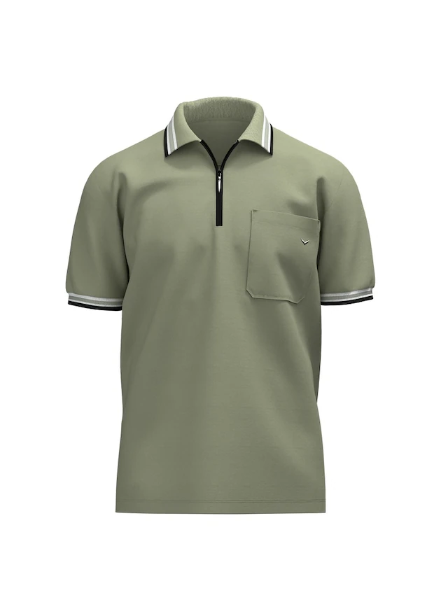 Trigema Poloshirt »TRIGEMA Poloshirt mit Reißverschluss« 1 Stk.