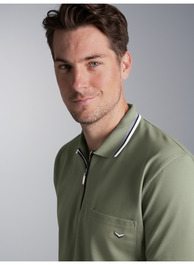 Trigema Poloshirt »TRIGEMA Poloshirt mit Reißverschluss« 1 Stk.