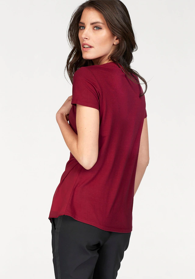 Aniston SELECTED Shirtbluse mit gedoppeltem Vorderteil