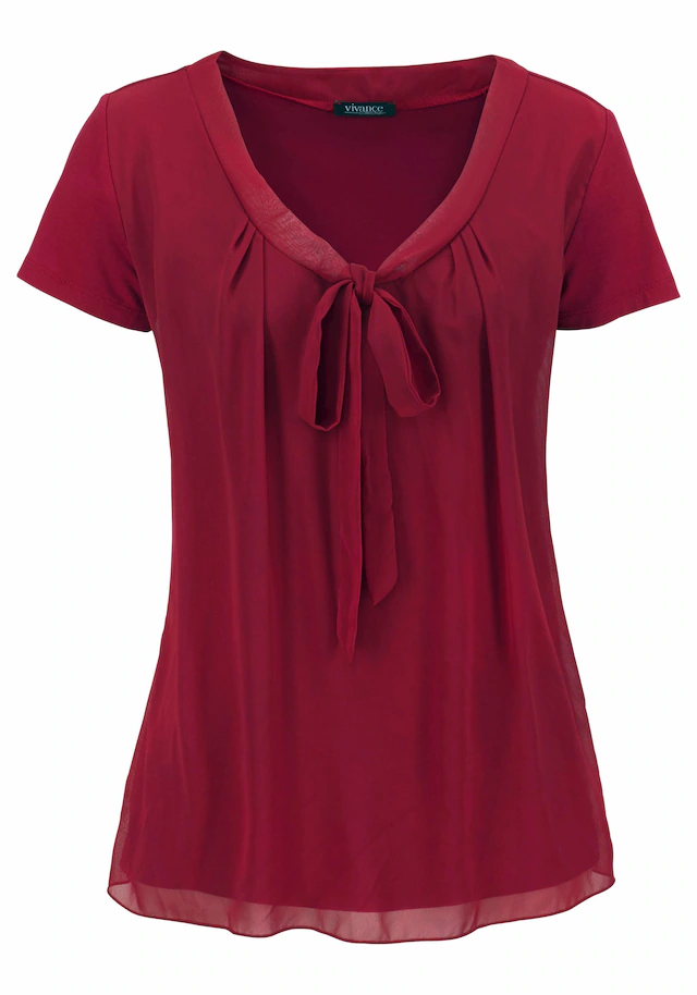 Aniston SELECTED Shirtbluse mit gedoppeltem Vorderteil