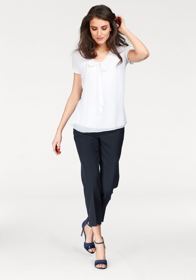 Aniston SELECTED Shirtbluse mit gedoppeltem Vorderteil
