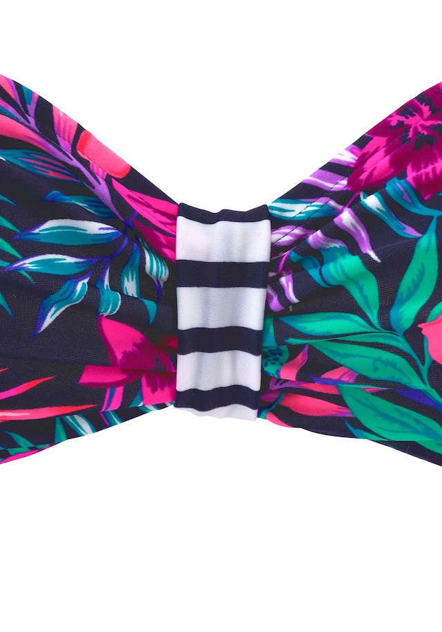 Venice Beach Bandeau-Bikini-Top »Summer« mit kontrastfarbener Schlaufe