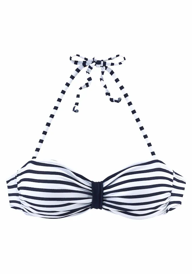 Venice Beach Bandeau-Bikini-Top »Summer« mit kontrastfarbener Schlaufe