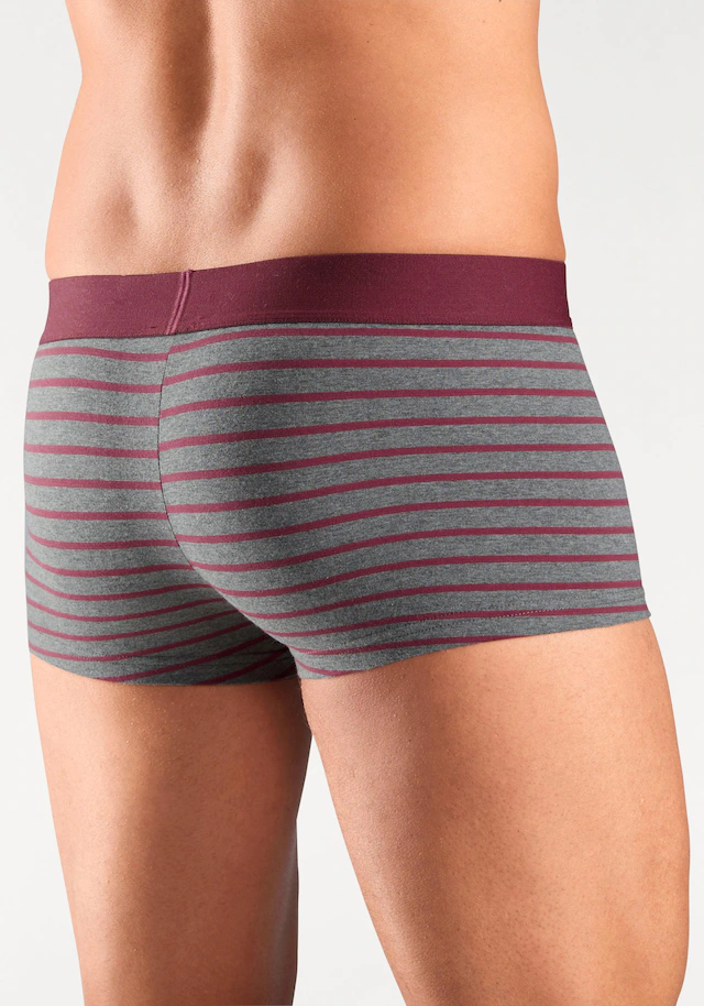 s.Oliver Hipster Packung, 4 Stk. knapp sitzende Boxershorts für Herren aus Baumwoll-Mix
