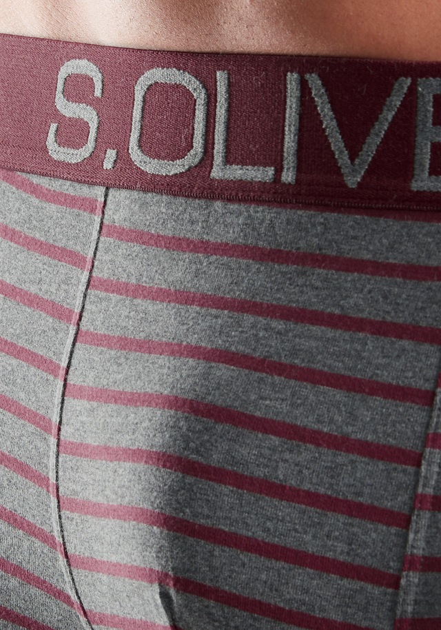 s.Oliver Hipster Packung, 4 Stk. knapp sitzende Boxershorts für Herren aus Baumwoll-Mix
