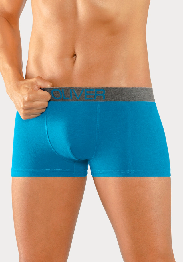 s.Oliver Hipster Packung, 4 Stk. knapp sitzende Boxershorts für Herren aus Baumwoll-Mix