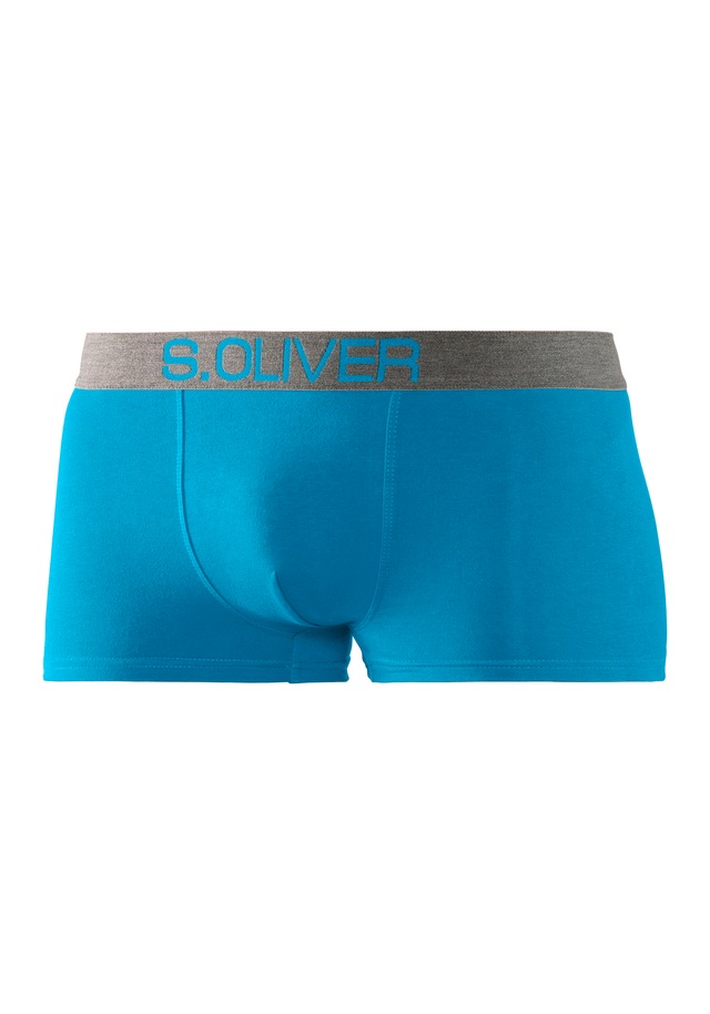 s.Oliver Hipster Packung, 4 Stk. knapp sitzende Boxershorts für Herren aus Baumwoll-Mix