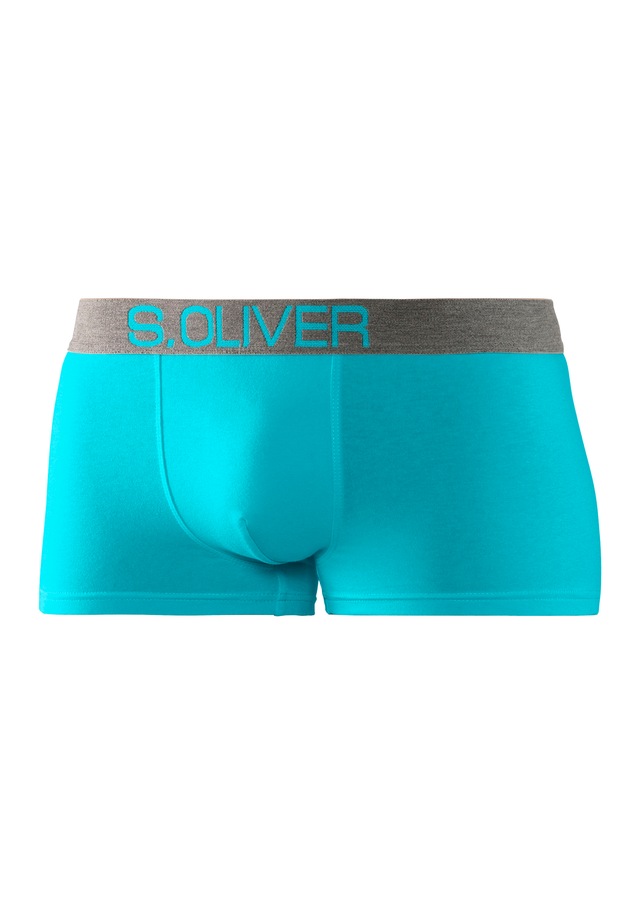 s.Oliver Hipster Packung, 4 Stk. knapp sitzende Boxershorts für Herren aus Baumwoll-Mix