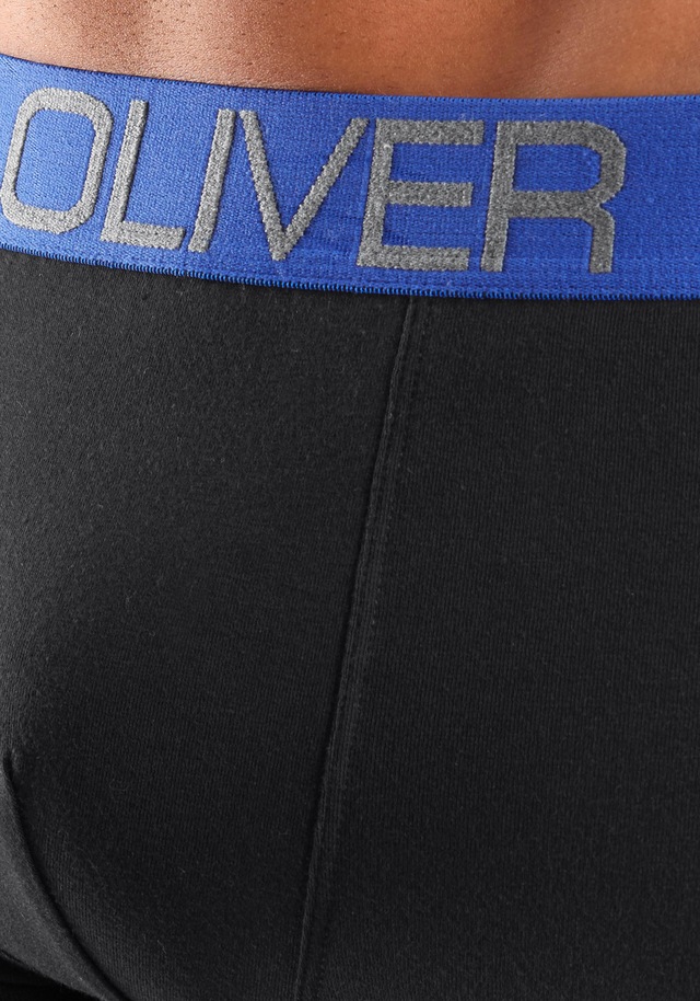 s.Oliver Hipster Packung, 4 Stk. knapp sitzende Boxershorts für Herren aus Baumwoll-Mix