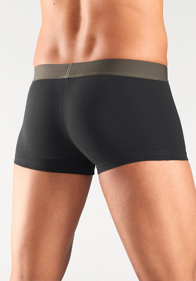 s.Oliver Hipster Packung, 4 Stk. knapp sitzende Boxershorts für Herren aus Baumwoll-Mix