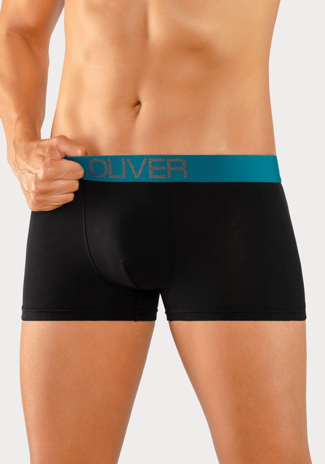 s.Oliver Hipster Packung, 4 Stk. knapp sitzende Boxershorts für Herren aus Baumwoll-Mix