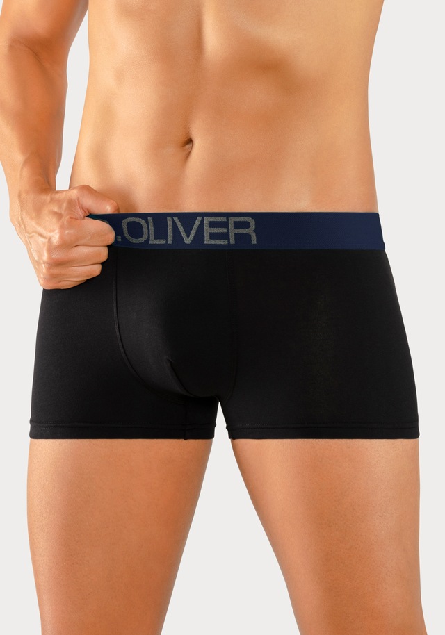 s.Oliver Hipster Packung, 4 Stk. knapp sitzende Boxershorts für Herren aus Baumwoll-Mix