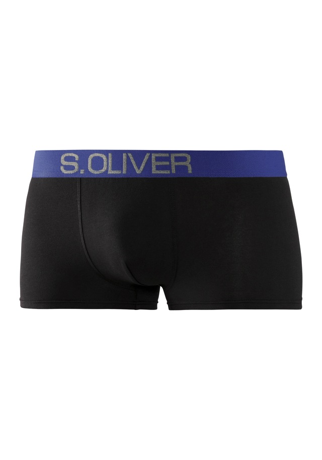 s.Oliver Hipster Packung, 4 Stk. knapp sitzende Boxershorts für Herren aus Baumwoll-Mix