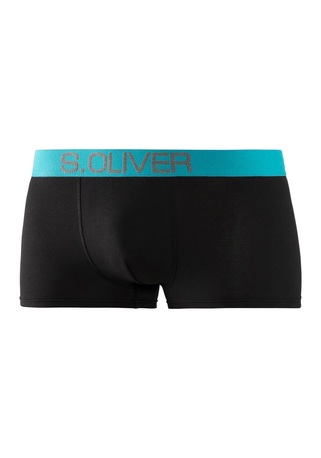 s.Oliver Hipster Packung, 4 Stk. knapp sitzende Boxershorts für Herren aus Baumwoll-Mix