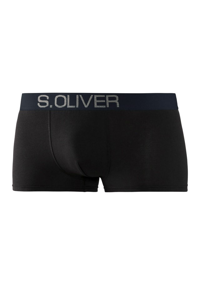s.Oliver Hipster Packung, 4 Stk. knapp sitzende Boxershorts für Herren aus Baumwoll-Mix