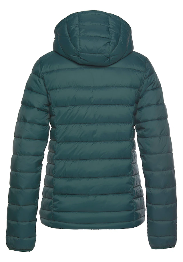 Polarino Steppjacke mit Kapuze Übergangsjacke für kühle Tage, aus leichtem Webmaterial