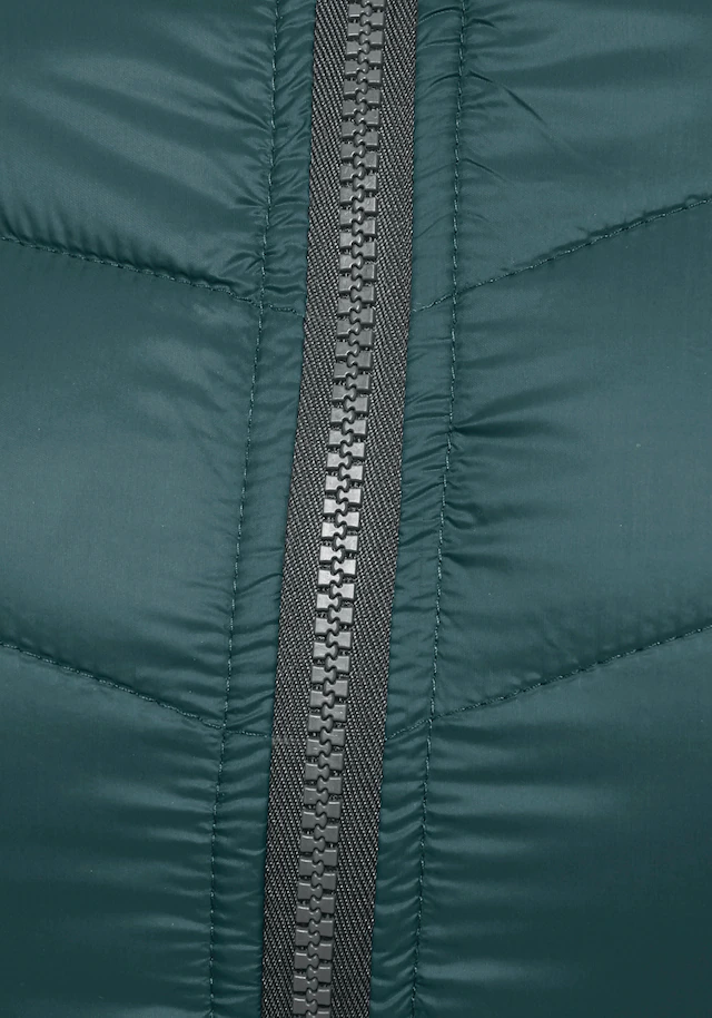 Polarino Steppjacke mit Kapuze Übergangsjacke für kühle Tage, aus leichtem Webmaterial