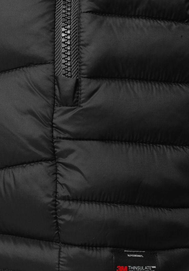 Polarino Steppjacke mit Kapuze Übergangsjacke für kühle Tage, aus leichtem Webmaterial