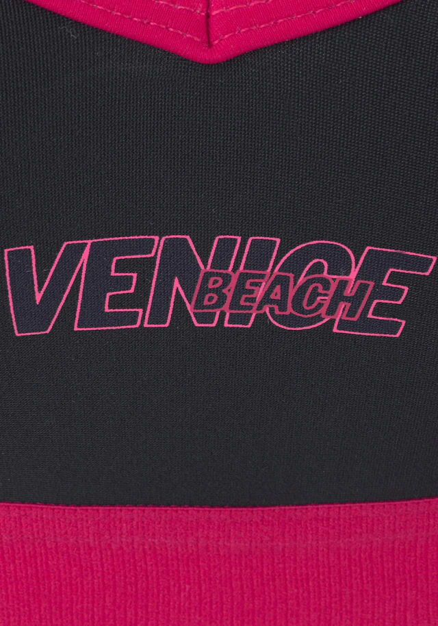Venice Beach Bustier-Bikini mit abgetönten Details