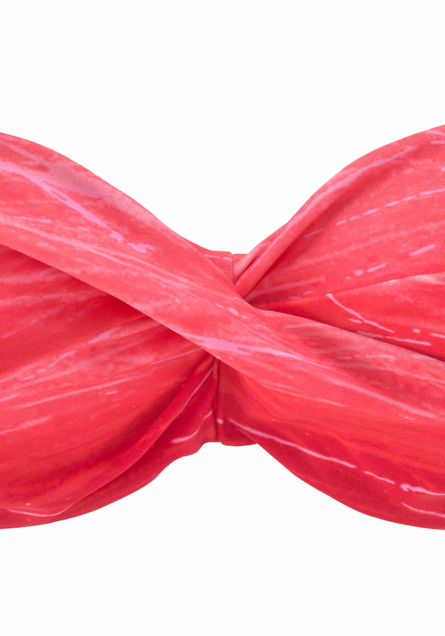LASCANA Bügel-Bandeau-Bikini mit Farbverlauf in Batik-Optik