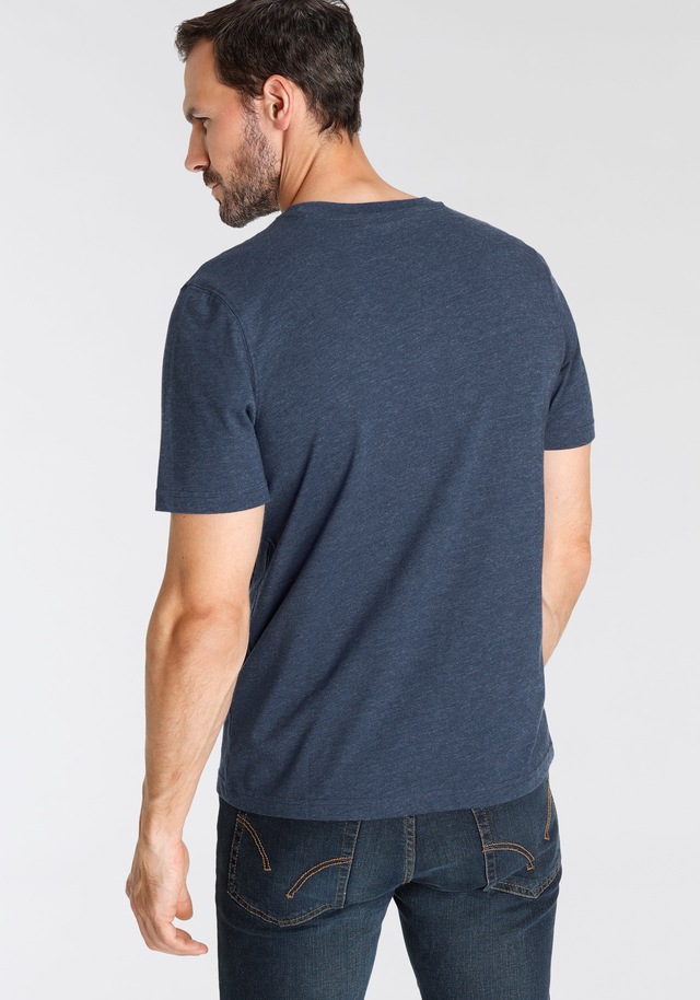 Man's World Rundhalsshirt 2er-Pack, Kurzarm, Basic-Stil, aus Baumwollmischung, 2er-Pack